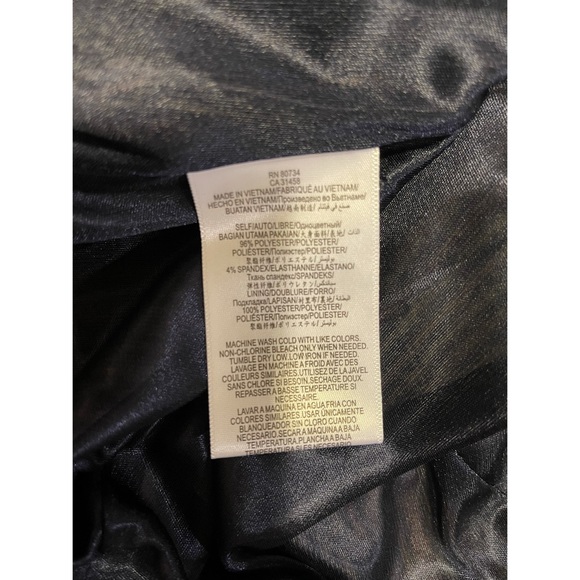 BCBGeneration Blazer Navy Blue Pink White XS NWT - Picture 4 of 4